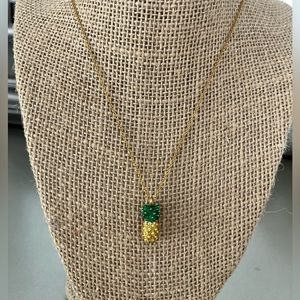 Touchstone crystal pineapple necklace